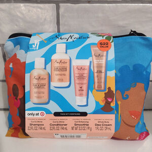SheaMoisture Coconut & Hibiscus Travel Set. New